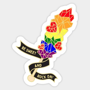 Rock Candy - Gay Pride Sticker